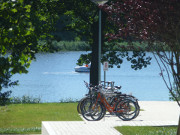 Kstenradweg: Radfahren auf der Insel Usedom.