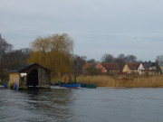 Bootshaus: Vom Hafen Westklne in den Usedomer See.