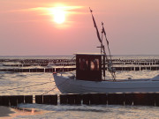 Sonnenuntergang ber der Ostsee: Lange Tage am Meer.