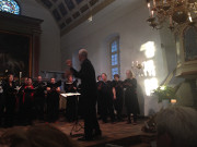 Musiker aus Nordhausen: Chor in der Kirche von Benz.