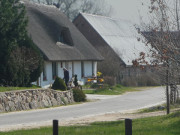 Prtenow im Usedomer Haffland: Beschauliches Dorf am Haff.