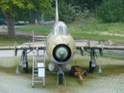 Museum in Rechlin: Frherer Strahljger der NVA-Luftwaffe.